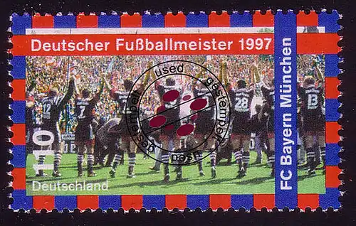 1958 champion de football Bayern Munich O Tamponné