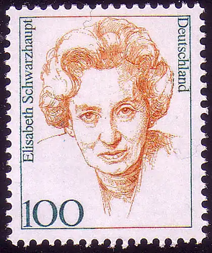 1955 Femmes 100 Pf Elisabeth Schwarzkapf