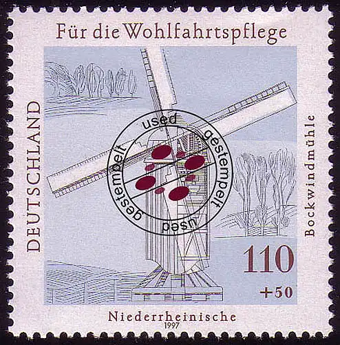 1950 Moulins d'eau et d"éoliennes Niederrheinische O