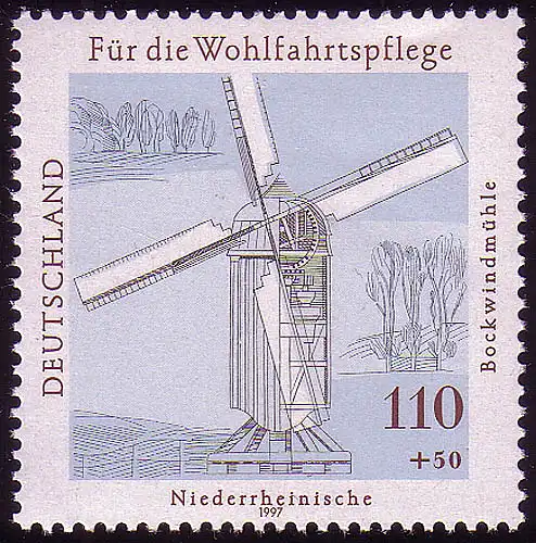 1950 Wasser- und Windmühlen Niederrheinische **