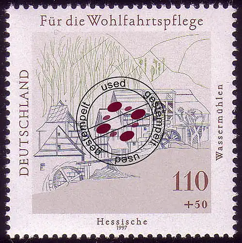 1949 Wasser- und Windmühlen Hessische O