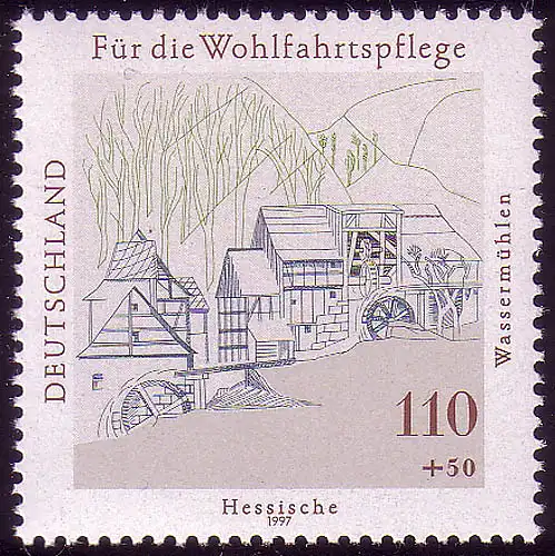 1949 Wasser- und Windmühlen Hessische **