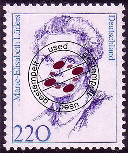 1940 Femmes 220 Pf Marie-Elisabeth Lüders O