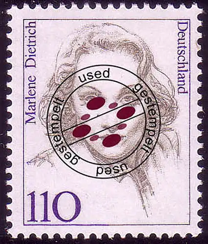 1939 Frauen 110 Pf Marlene Dietrich O