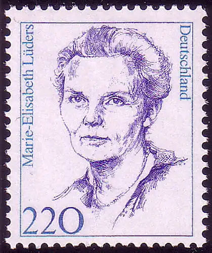 1940 Femmes 220 Pf Marie-Elisabeth Lüders **