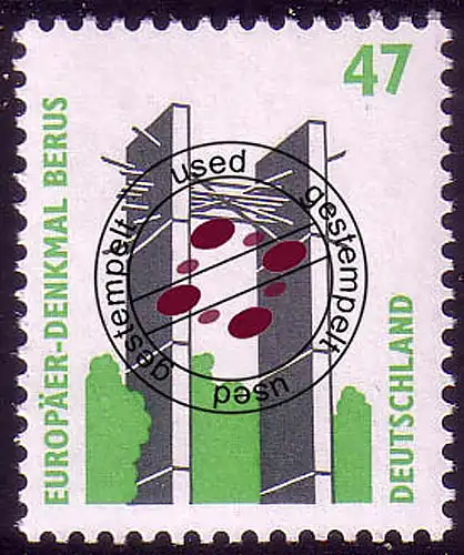 1932 Sehenswürdigkeiten 47 Pf Europäer-Denkmal O