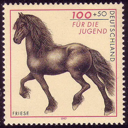 1922 Jugend Pferderassen Friese **