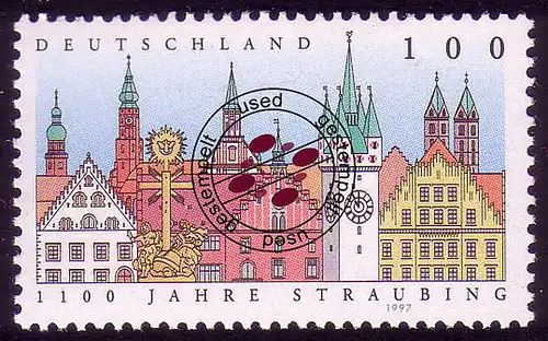 1910 Straubing O gestempelt