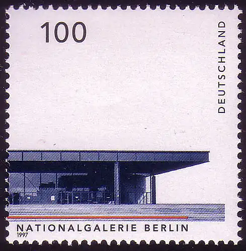 1907 Architektur Neue Nationalgalerie aus Block **