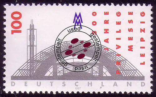 1905 Messeprivileg Leipziig O gestempelt