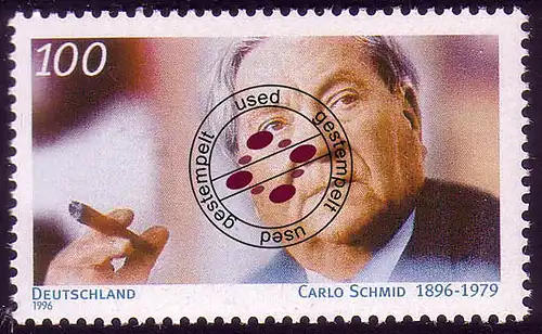 1894 Carlo Schmid O gestempelt