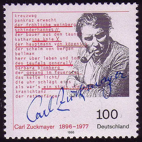 1893 Carl Zuckmayer **