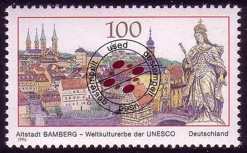 1881 Kulturerbe der Menschheit UNESCO Altstadt Bamberg O