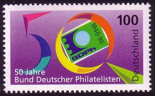 1878 Tag der Briefmarke 50 Jahre BDPh, postfrisch **