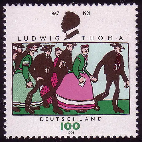 1870 Ludwig Thoma ** postfrisch