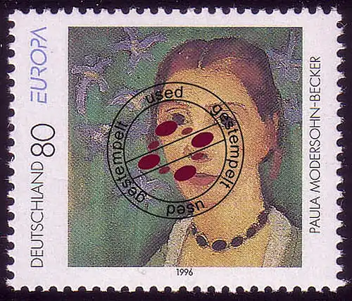 1854 Europa berühmte Frauen 80 Pf O