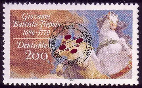 1847 Giovanni Battista Tiepolo O gestempelt