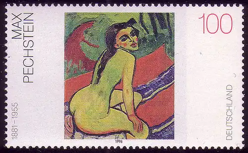 1843 Deutsche Malerei 100 Pf ** postfrisch