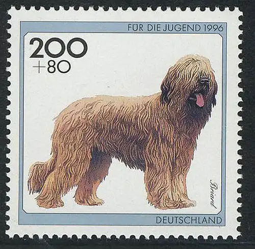 1840 Jeunes races de chiens 200+80 Pf Briard **