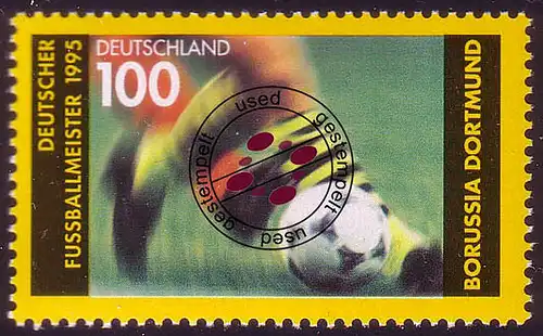 1833 Maître de football Borussia Dortmund O Tamponné