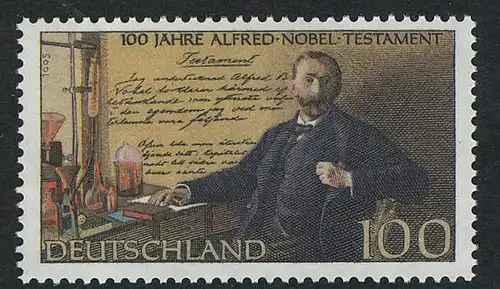 1828 Testament Alfred Nobel **