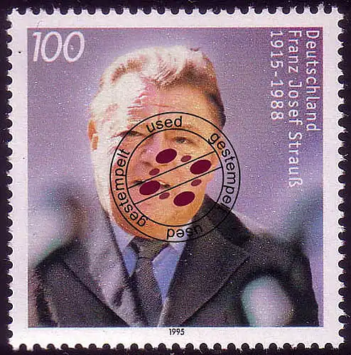 1818 Franz Josef Strauß O gestempelt