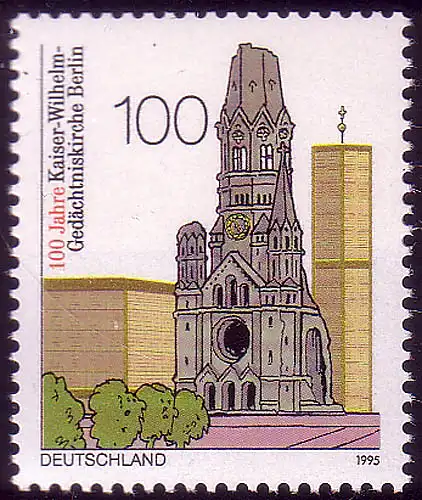 1812 Eglise commémorative de l'empereur Wilhelm **