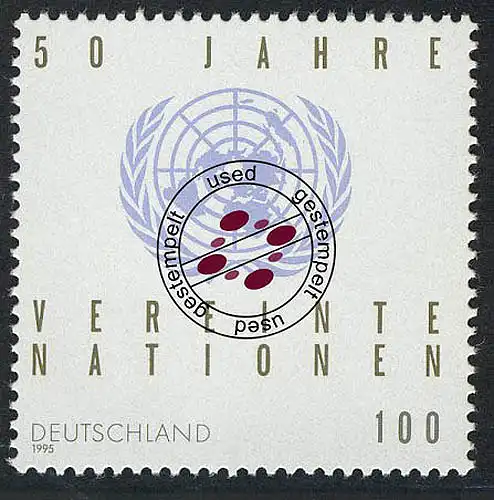 1804 UNO O gestempelt