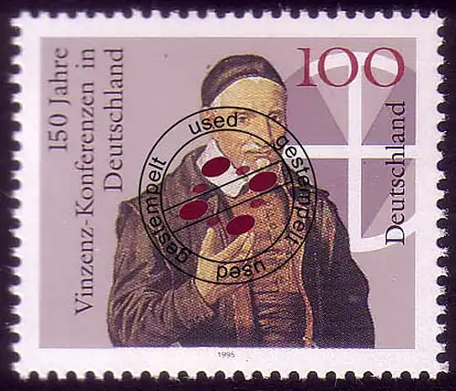 1793 Vinzenz-Konferenzen O gestempelt