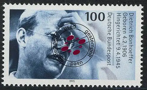 1788 Dietrich Bonhoeffer O gestempelt