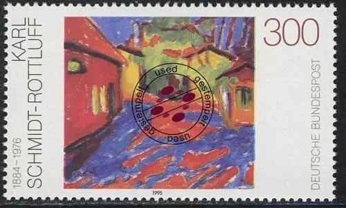 1776 Peinture allemande 300 Pf Schmidt-Rottluff O