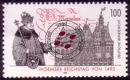 1773 Wormser Reichstag O gestempelt