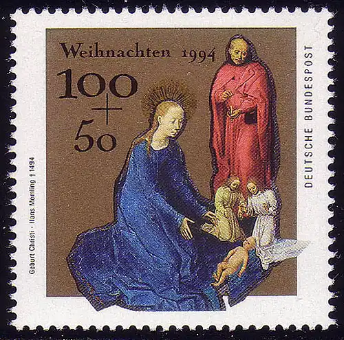 1771 Weihnachten 100+50 Pf **