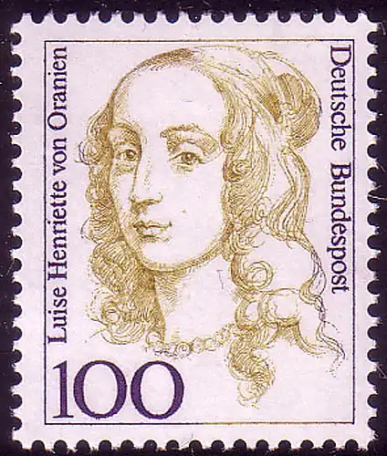 1756 Femmes de l'Histoire 100 Pf de Oranie **