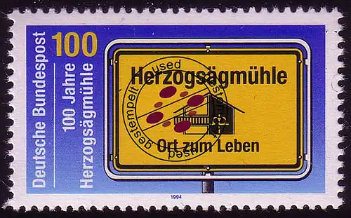 1740 Herzogsägmühle O gestempelt