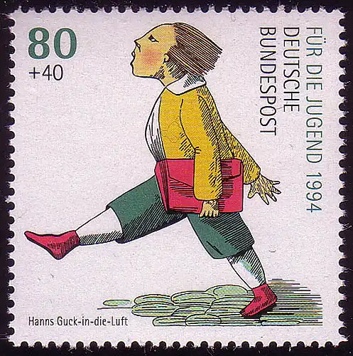 1727 Hans Guck in die Luft 80+40 Pf **