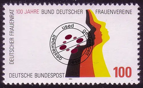 1723 Deutscher Frauenverein O Tamponné