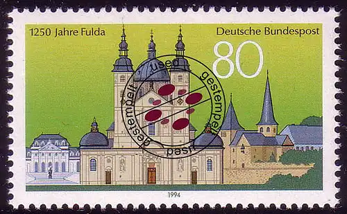 1722 Fulda O gestempelt