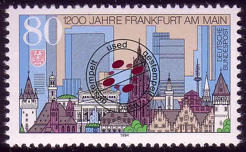 1721 Frankfurt O gestempelt