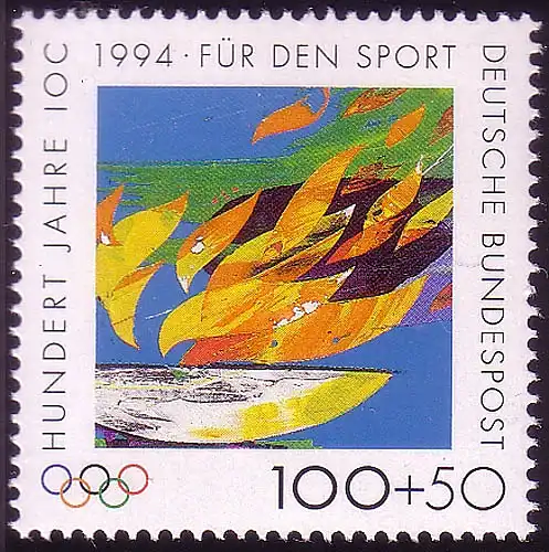 1719 Flamme olympique 100+50 Pf **