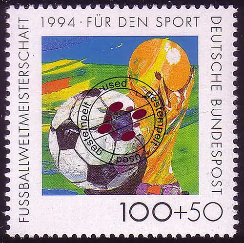 1718 Fußball 100+50 Pf O