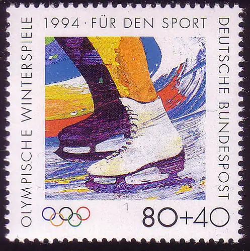 1717 Eiskunstlauf 80+40 Pf **