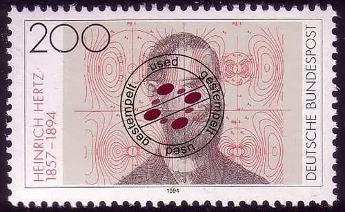 1710 Heinrich Hertz, gestempelt O