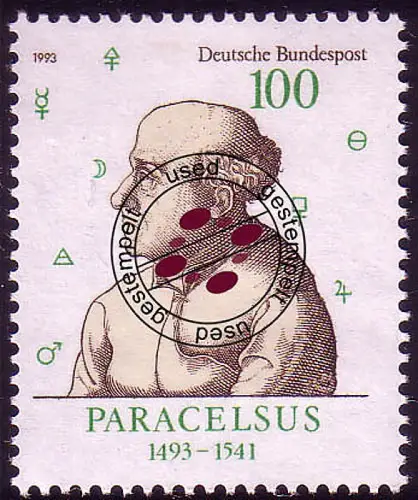 1704 Paracelsus, gestempelt O