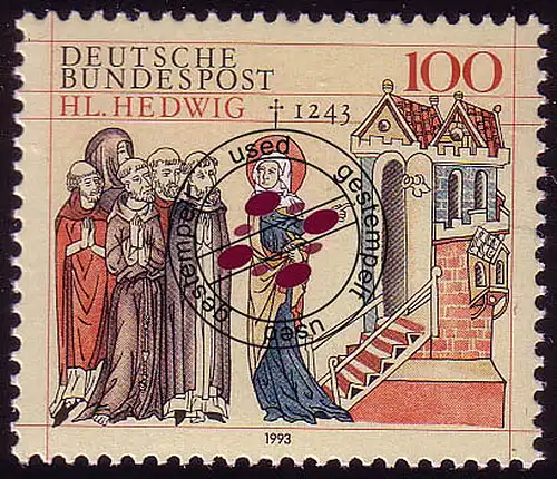 1701 saint Hedwig, cachet O