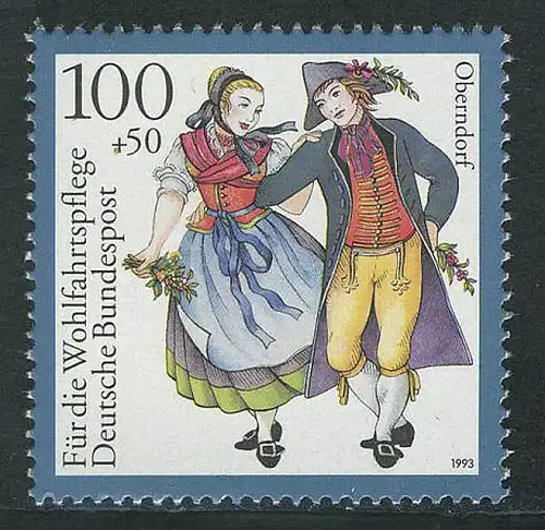 1699 Tachten 100+50 Pf Oberndorf **