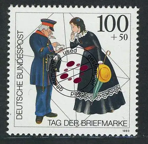 1692 Tag der Briefmarke, gestempelt O