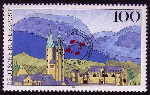 1685 Harz Goslar 100 Pf, gestempelt O