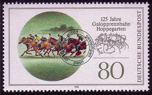 1677 Galopprennbahn Hoppegarten O