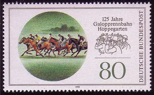 1677 Galopprennbahn Hoppegarten **